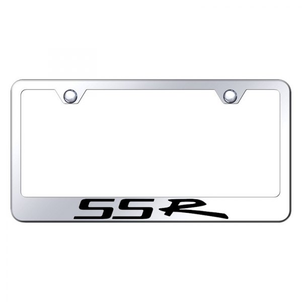 Autogold® - License Plate Frame with Laser Etched SSR Logo