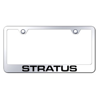 Autogold® - License Plate Frame with Laser Etched Stratus Logo