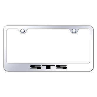 Autogold® - Chrome License Plate Frame with Laser Etched STS Logo