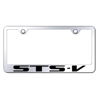 Autogold® - Chrome License Plate Frame with Laser Etched STS-V Logo