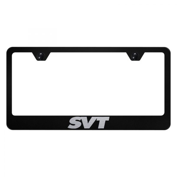 Autogold® - License Plate Frame with Laser Etched SVT Logo