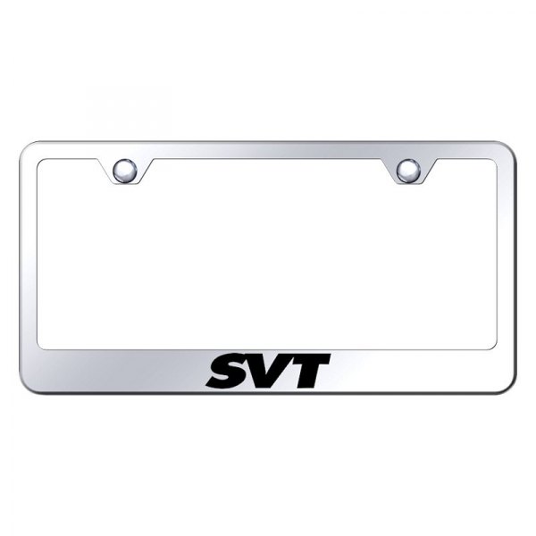 Autogold® - License Plate Frame with Laser Etched SVT Logo