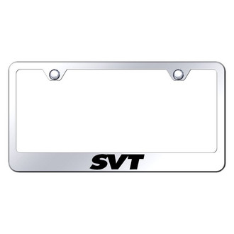 Autogold® - Chrome License Plate Frame with Laser Etched SVT Logo