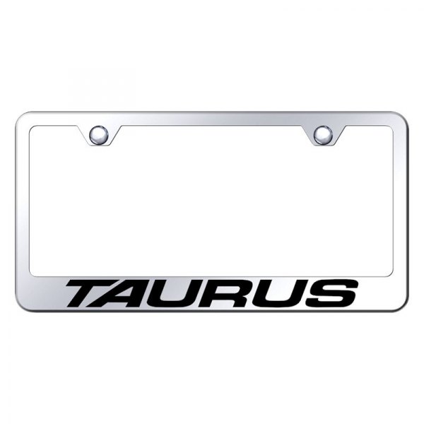 Autogold® - License Plate Frame with Laser Etched Taurus Logo