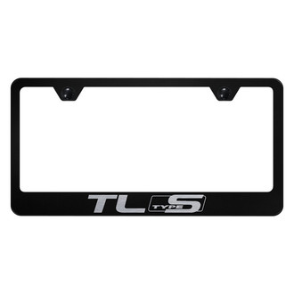 Autogold® - License Plate Frame with Laser Etched TL Type S Logo