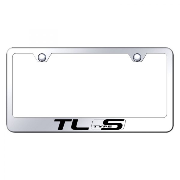 Autogold® - License Plate Frame with Laser Etched TL Type S Logo
