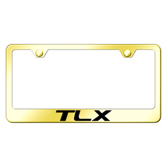 Autogold® - Gold License Plate Frame with Laser Etched TLX Logo