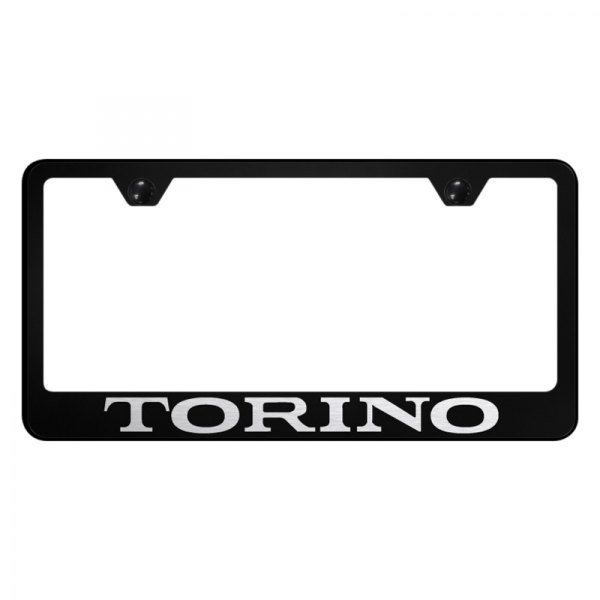 Autogold® - License Plate Frame with Laser Etched Torino Logo
