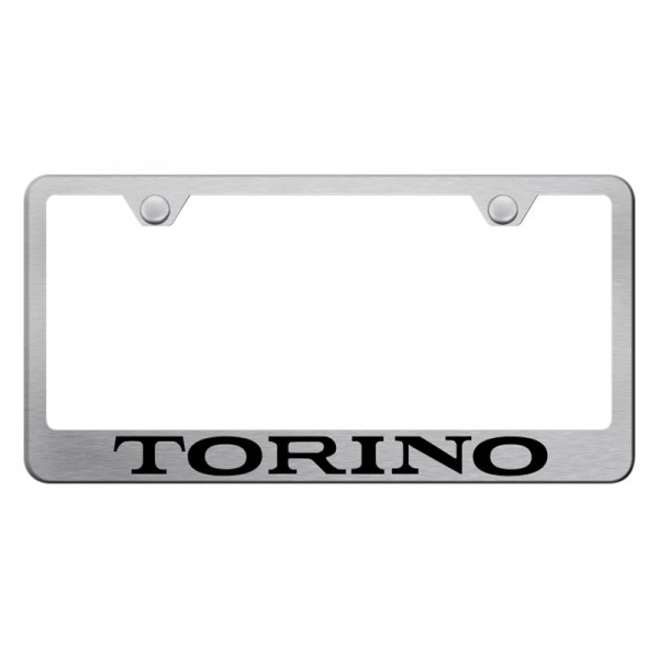Autogold® - License Plate Frame with Laser Etched Torino Logo
