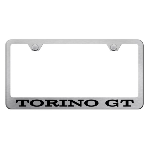 Autogold® - License Plate Frame with Laser Etched Torino GT Logo