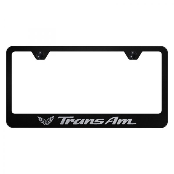 Autogold® - License Plate Frame with Laser Etched Trans Am Logo