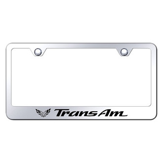Autogold® - Chrome License Plate Frame with Laser Etched Trans Am Logo