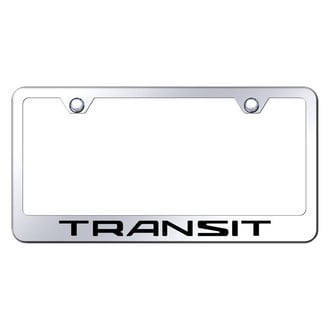 Autogold® - Chrome License Plate Frame with Laser Etched Transit Logo