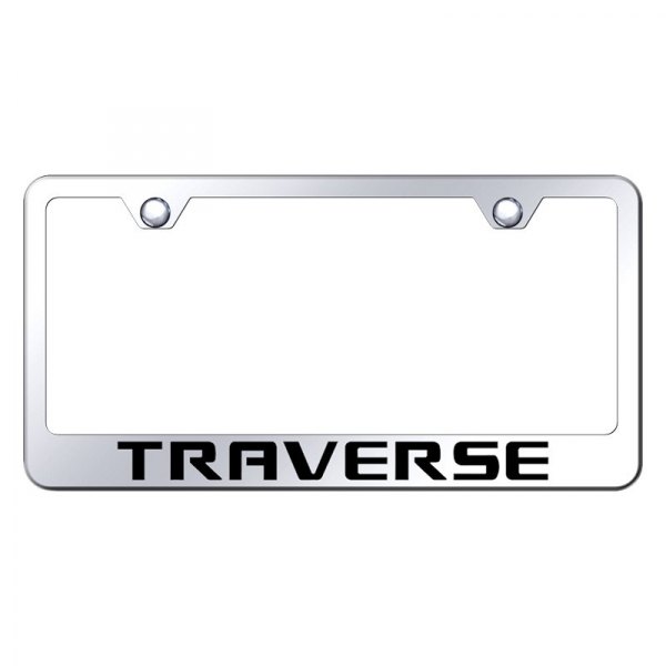 Autogold® - License Plate Frame with Laser Etched Traverse Logo