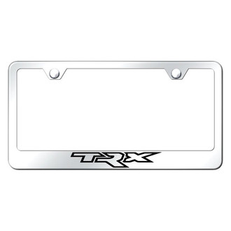 Autogold® - Chrome License Plate Frame with Laser Etched TRX Logo