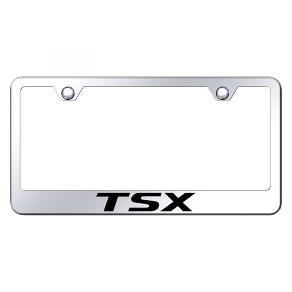 Autogold® - License Plate Frame with Laser Etched TSX Logo