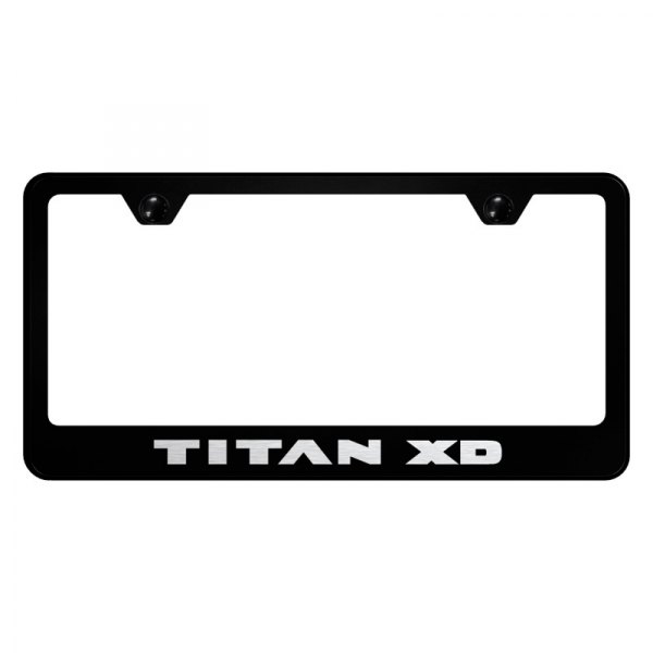 Autogold® - License Plate Frame with Laser Etched Titan XD Logo