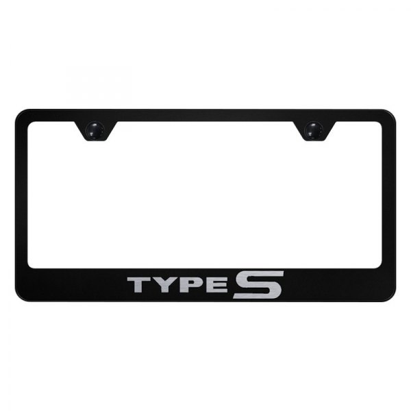 Autogold® - License Plate Frame with Laser Etched Type S Logo