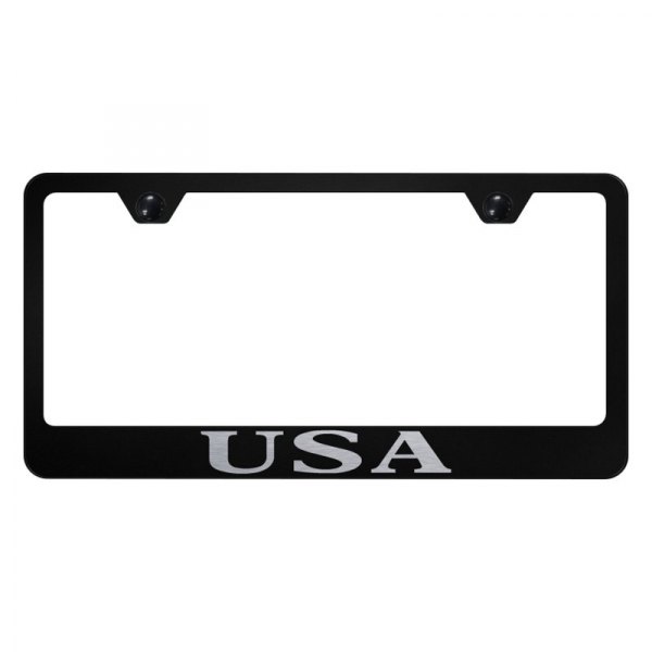 Autogold® - License Plate Frame with Laser Etched USA Logo