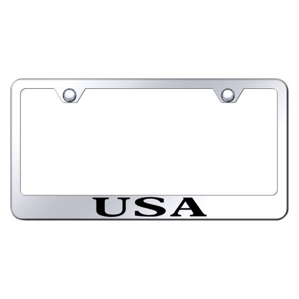 Autogold® - License Plate Frame with Laser Etched USA Logo
