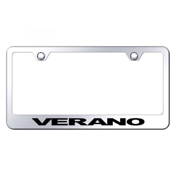 Autogold® - License Plate Frame with Laser Etched Verano Logo