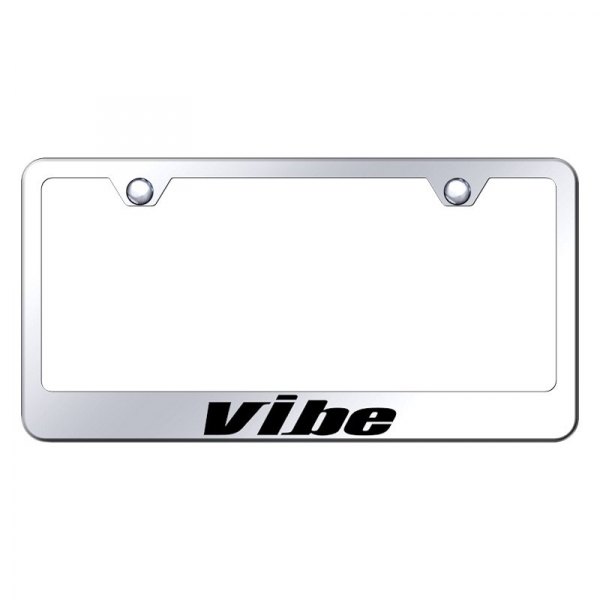 Autogold® - License Plate Frame with Laser Etched Vibe Logo