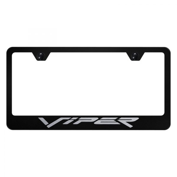 Autogold® - License Plate Frame with Laser Etched Viper Logo