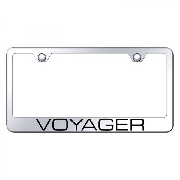 Autogold® - License Plate Frame with Laser Etched Voyager Logo
