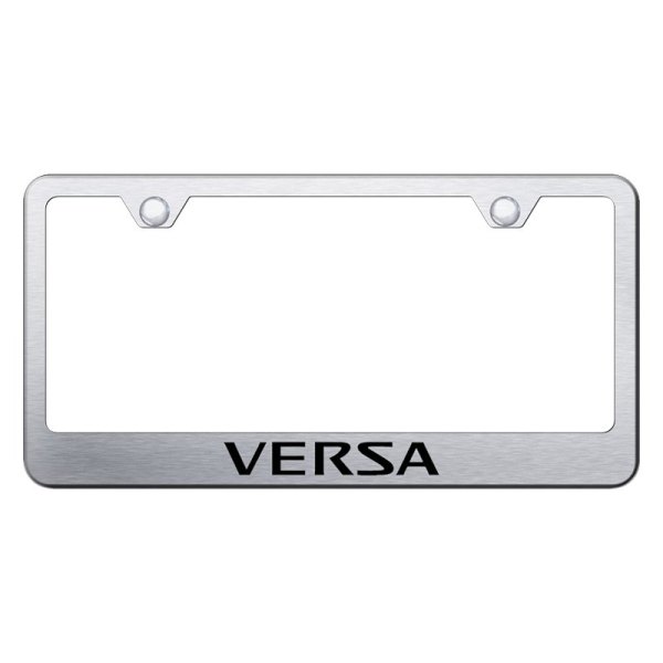 Autogold® - License Plate Frame with Laser Etched Versa Logo