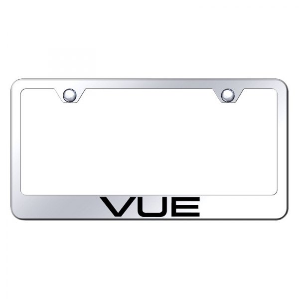 Autogold® - License Plate Frame with Laser Etched Vue Logo