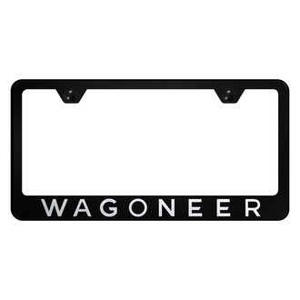 Autogold® - License Plate Frame with Laser Etched Wagoneer