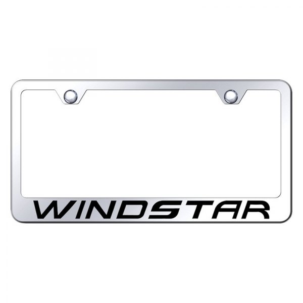 Autogold® - License Plate Frame with Laser Etched Windstar Logo