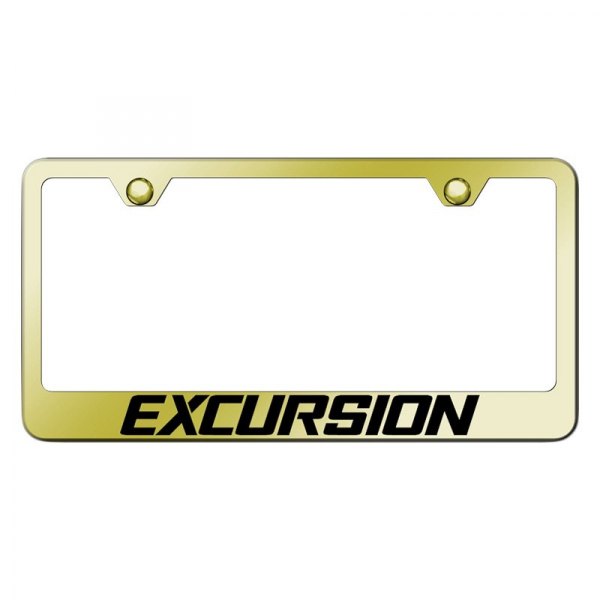 Autogold® - License Plate Frame with Laser Etched Excursion Logo