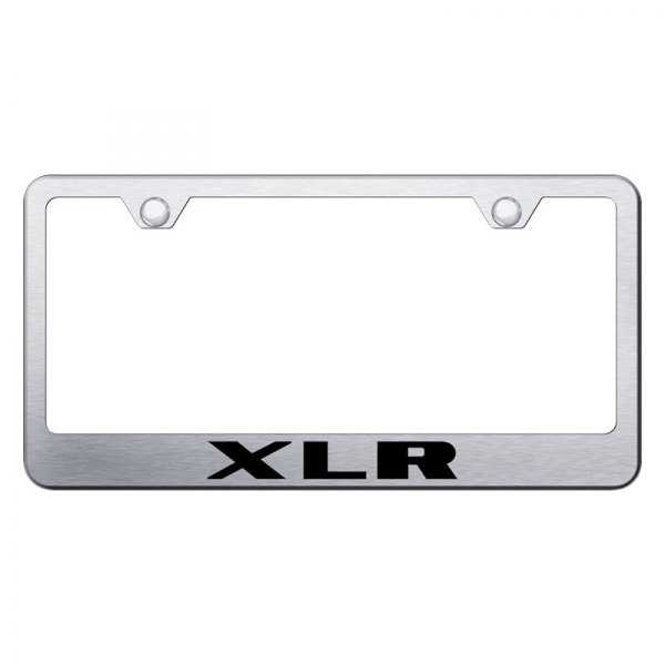 Autogold® - License Plate Frame with Laser Etched XLR Logo