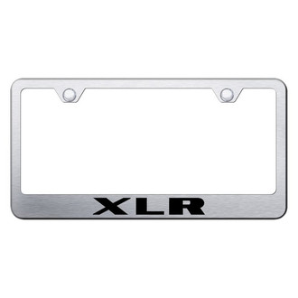 Autogold® - Brushed License Plate Frame with Laser Etched XLR Logo