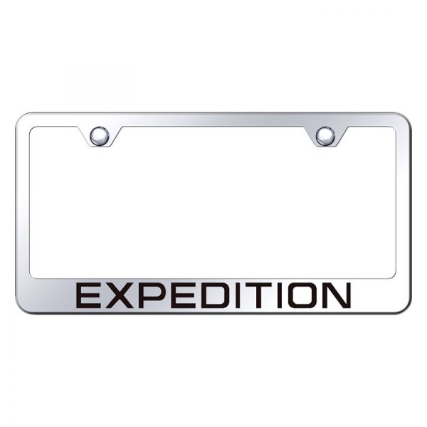 Autogold® - License Plate Frame with Laser Etched Expedition Logo
