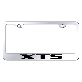 Autogold® - Chrome License Plate Frame with Laser Etched XTS Logo
