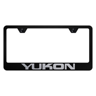 Autogold® - License Plate Frame with Laser Etched Yukon Logo