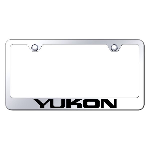 Autogold® - License Plate Frame with Laser Etched Yukon Logo