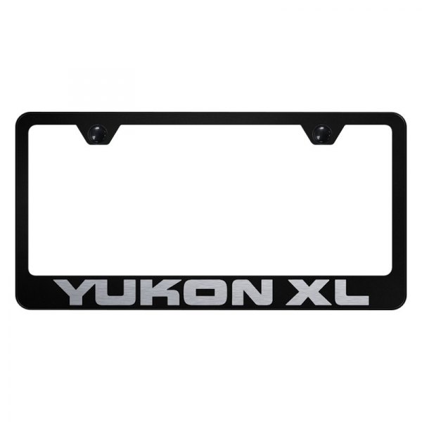 Autogold® - License Plate Frame with Laser Etched Yukon XL Logo