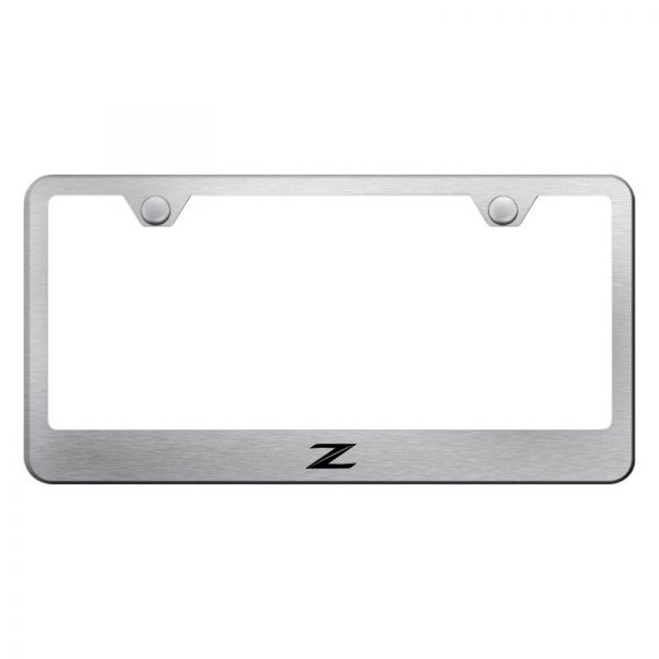 Autogold® - License Plate Frame with Laser Etched Z New Logo
