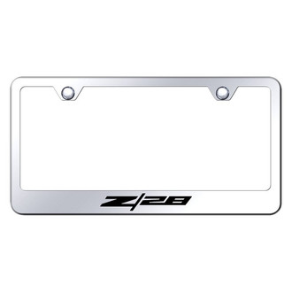Autogold® - Chrome License Plate Frame with Laser Etched Z28 Logo