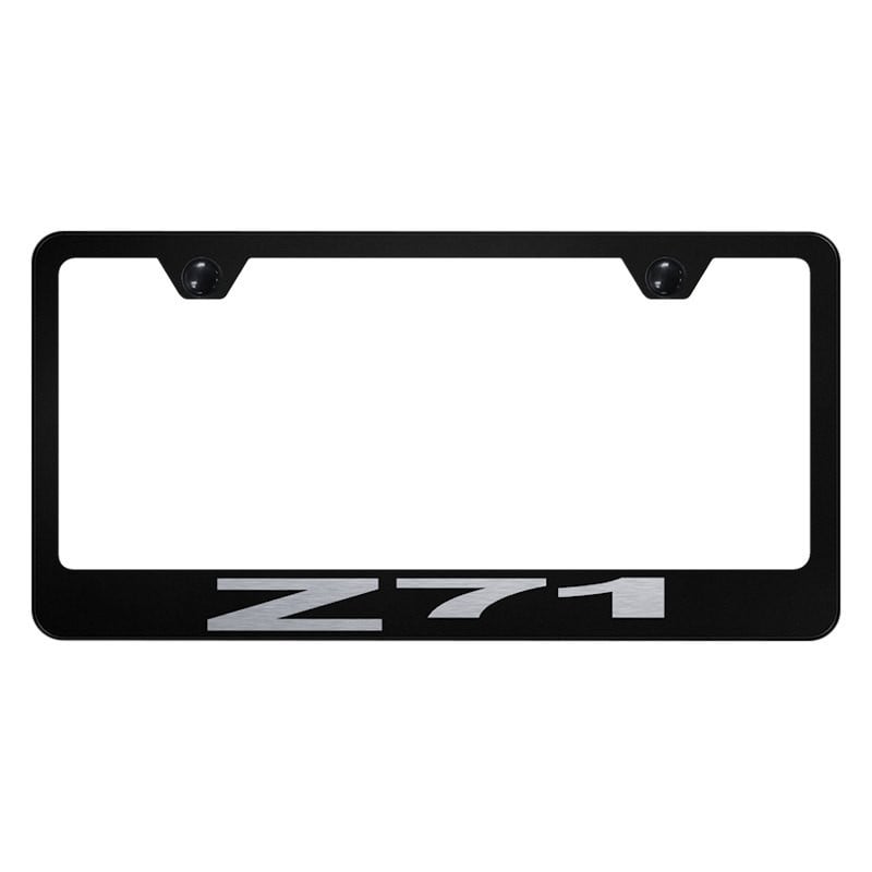 Autogold® - License Plate Frame with Laser Etched Z71 Logo
