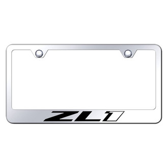 Autogold® - Chrome License Plate Frame with Laser Etched ZL1 Logo