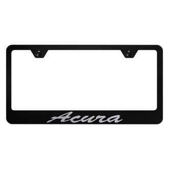 Autogold® - License Plate Frame with Script Laser Etched Acura Logo