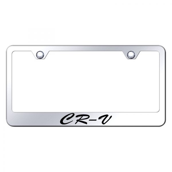 Autogold® - License Plate Frame with Script Laser Etched CR-V Logo