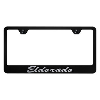 Autogold® - License Plate Frame with Script Laser Etched Eldorado Logo