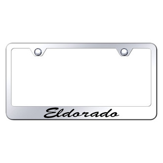 Autogold® - Chrome License Plate Frame with Script Laser Etched Eldorado Logo