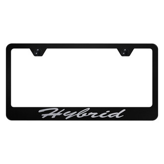 Autogold® - License Plate Frame with Script Laser Etched Hybrid Logo