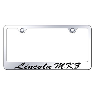 Autogold® - Chrome License Plate Frame with Script Laser Etched MKZ Logo